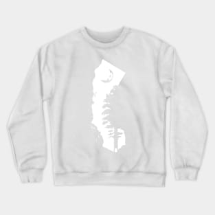 California Sequoia Forest Moon Silhouette Crewneck Sweatshirt